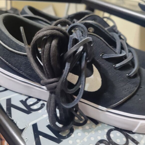 Nike SB Zoom Janoski OG+ Black White Gum FD6757-001 7.5 Skate Board Retro Laces - Picture 6 of 16